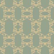 Seamless Ornate Pattern (Vector) Hand Drawn Texture N167