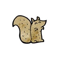 cartoon little squirrel N6