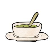 Cartoon Soup Bowl N16