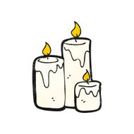 Cartoon Candle N23