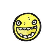 cartoon grinning face symbol N2