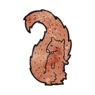 cartoon red squirrel N16
