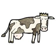 Cartoon Cow N154