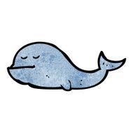 Cartoon Whale N144
