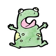 Cartoon Frog N116