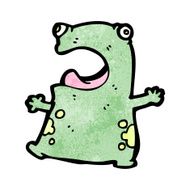Cartoon Frog N117