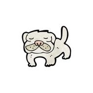 cartoon little dog N172