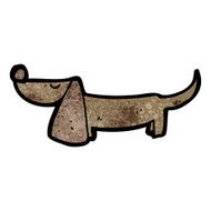 cartoon long nose dog N2