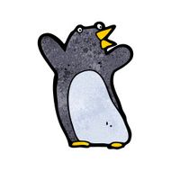 funny cartoon penguin N61