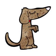 cartoon little dog N174