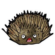 Cartoon Hedgehog N63