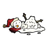 Cartoon Snowman N121
