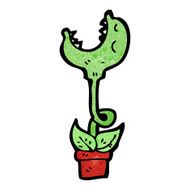 cartoon carnivorous plant N7