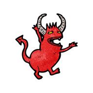 cartoon little devil N178