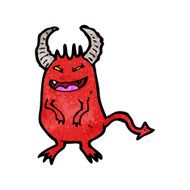 cartoon little devil N179