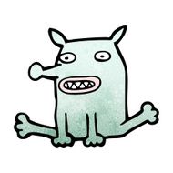 funny cartoon dog N36