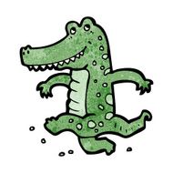 dancing crocodile cartoon N2