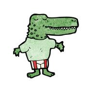 Cartoon Crocodile N144