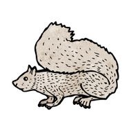 Cartoon Squirrel N74