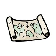 Cartoon Treasure Map N6