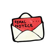 cartoon financial letter in post N9