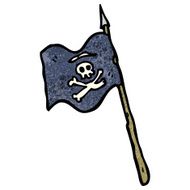 cartoon pirate flag N13