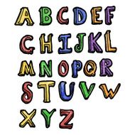 cartoon alphabet N50
