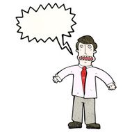 cartoon stressed out businessman N3