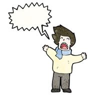 shouting man cartoon N27