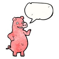 Cartoon Pig N89