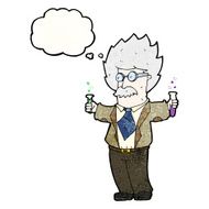 cartoon genius scientist N35