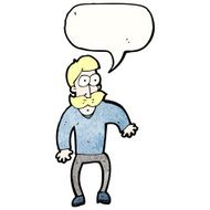 cartoon staring man N56