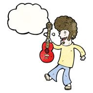 cartoon man with guitar N3