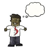 cartoon businessman shrugging shoulders N24
