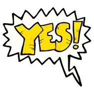 cartoon yes shout N4