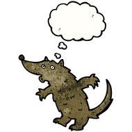 Cartoon Wolf N173