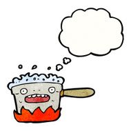 bubbling kitchen pan cartoon N7