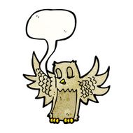 Cartoon Owl N248