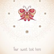 Elegant background with butterfly N2