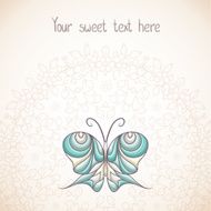 Elegant background with butterfly N3
