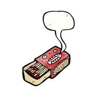 cartoon talking matchbox N2