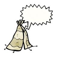 cartoon tepee tent N2