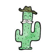 cartoon cowboy cactus N4