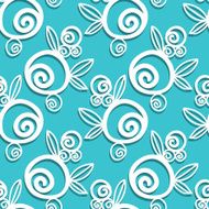 Seamless pattern with flowers N15
