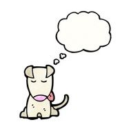 cartoon little dog N178