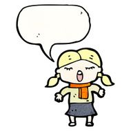 cartoon singing girl N8