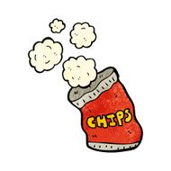 Cartoon Potato Chips N18