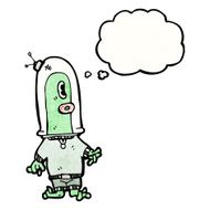 cartoon alien spaceman N41