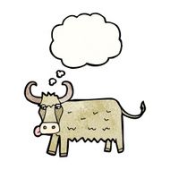 Cartoon Cow N156