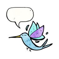 Cartoon Hummingbird N50